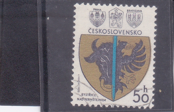  escudo de Bystrice nad Pernstejnem
