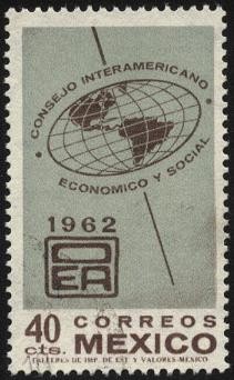 Emblema de la OEA. Consejo Interamericano Económico y Social.