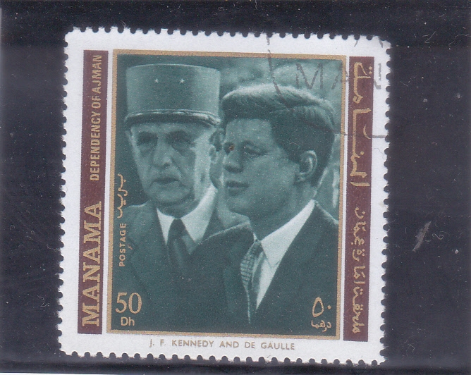 presidente Kennedy y Charles de Gaulle