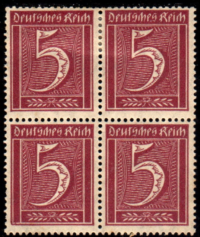 1922 Deutches Reich: cifras