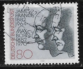 Ganadores del Premio Nobel -James Franck and Max Born  