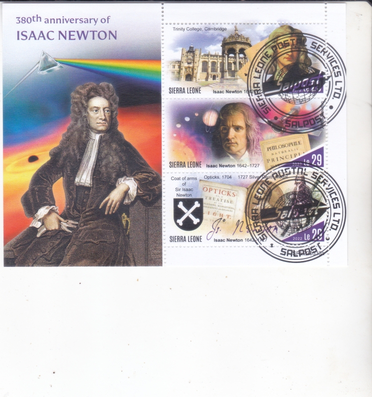 380 ANIVERSARIO ISAAC NEWTON