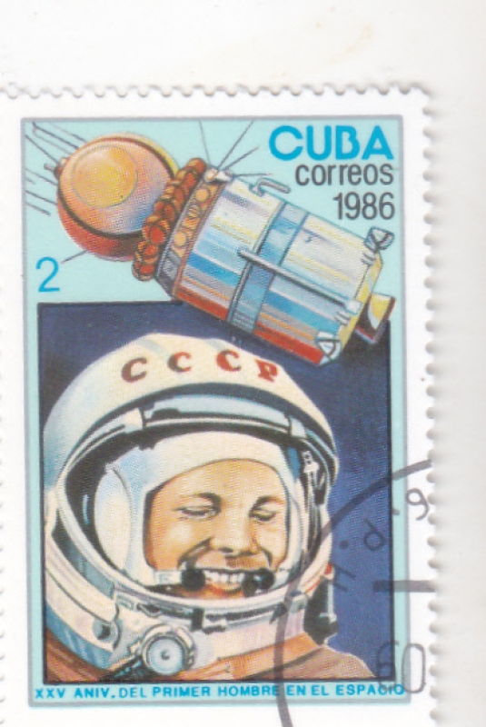 XXV aniversario del 1º hombre el el espacio