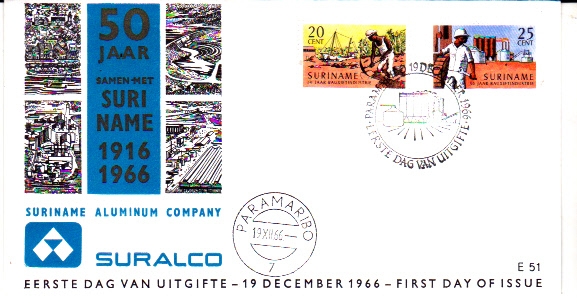 50 aniversario Compañia del Aluminio de Suriname