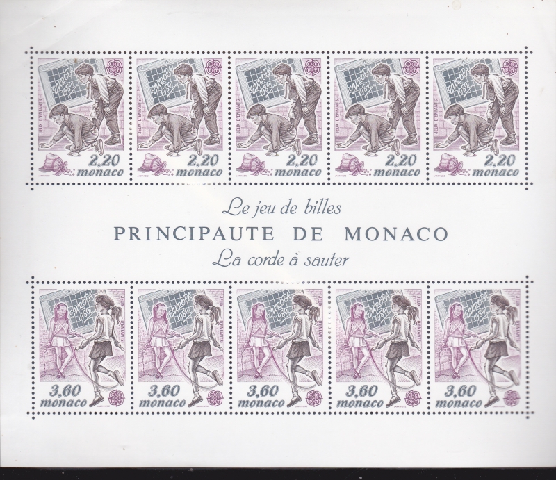 -CEPT.JUEGOS INFANTILES- CANICAS-LA CUERDA  DE SALTAR    