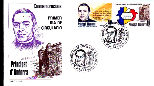 Centenario visita Jacinto Verdaguer-50 Aniversario sufragio Universal