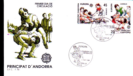 EUROPA CEPT- jocs infantils