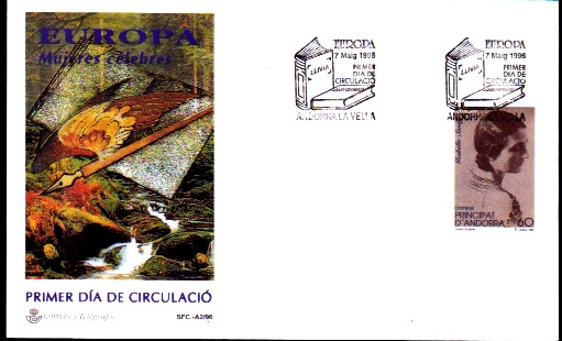 EUROPA CEPT-DONES CELEBRES- ISABELLE SANDY