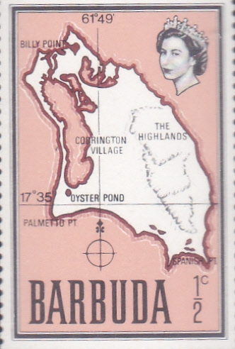 mapa de Barbuda
