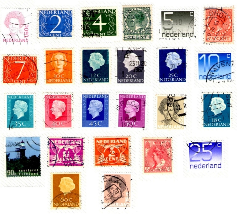 Lote de Sellos de Holanda