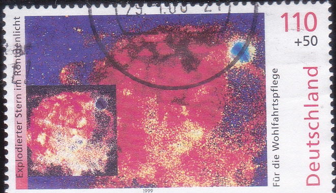 Imagen de rayos X de una estrella en explosi�n