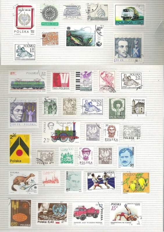 Lote de Sellos de Polonia