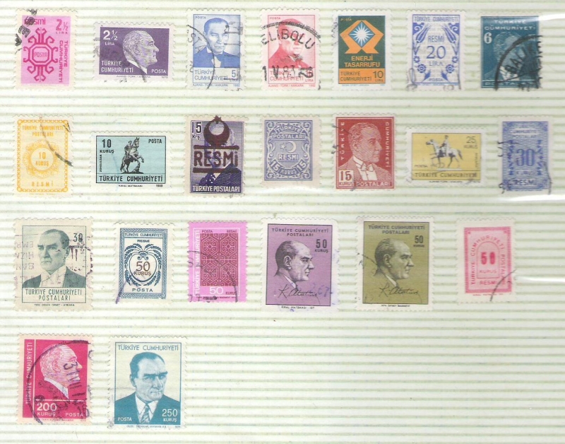 Lote de Sellos de Turquia