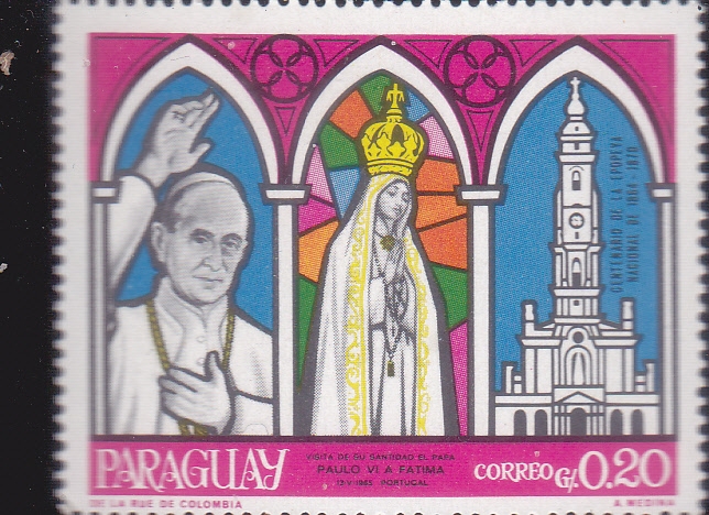 VISITA SU SANTIDAD PABLO VI EN FATIMA
