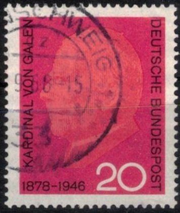 XX. Aniv. de la muerte del Cardenal Clemens August Graf von Galen (1946 - 1966).