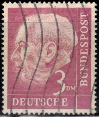Presidente federal Heinrich L�bke ((1959-1969).     