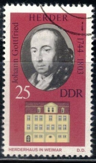 Personajes y sus residencias en Weimar (Johann G. Herder, Fil�sofo ).      