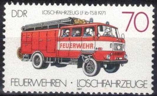 Bomberos y camiones de bomberos, cami�n de bomberos LF16-TS8.