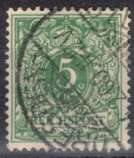 Imperio alem�n-Cifras y escudo imperial.