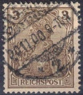 Imperio aleman-Germania con corona imperial.