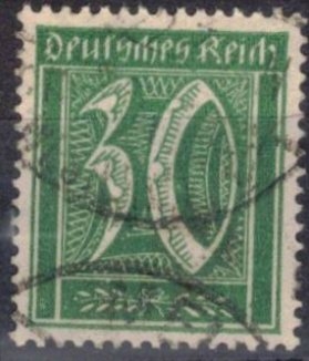 Numero en rectangulo-Imperio aleman.