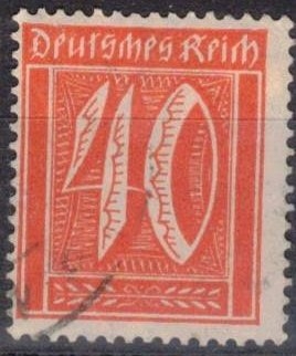 Numero en rectangulo-Imperio aleman.