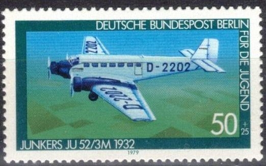 Pro juventud. (Avi�n de pasajeros Junkers Ju 52/3M, 1932).