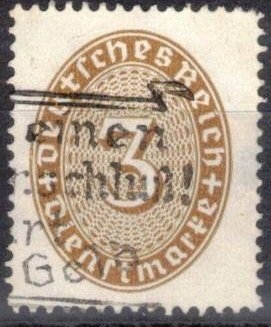 Cifras oficiales del valor del sello(imperio alem�n).