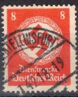 Marca oficial,Esv�stica en corona(imperio alem�n).