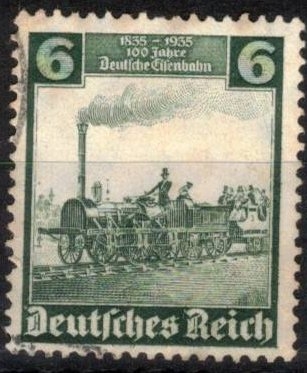 Centenario de los ferrocarriles alemanes,Adler(imperio alem�n).