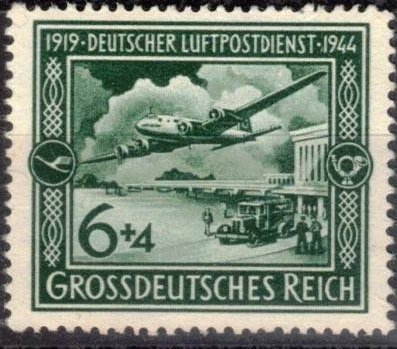 XXV. Aniv. del servicio postal a�reo(gran imperio alem�n).
