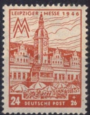 Ocupaci�n aliada (zona sovi�tica)Feria de Leipzig de 1946.