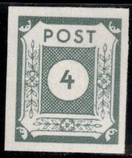 Ocupaci�n aliada (zona sovi�tica)Sello postal.