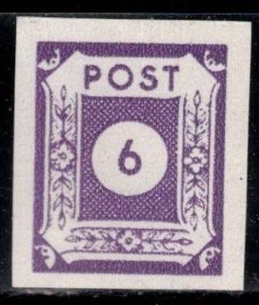 Ocupaci�n aliada (zona sovi�tica)Sello postal.