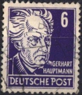 Gerhart Hauptmann.Poeta y dramaturgo.