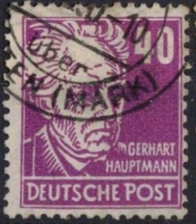Gerhart Hauptmann.Poeta y dramaturgo.