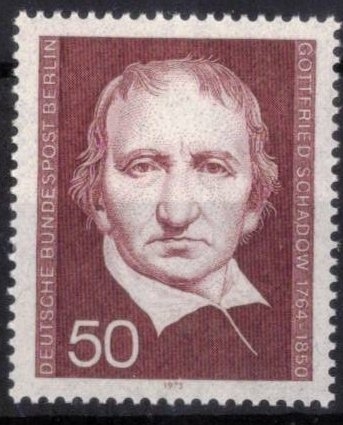 125� Aniv. de la muerte del escultor y artista gr�fico Gottfried Schadow.