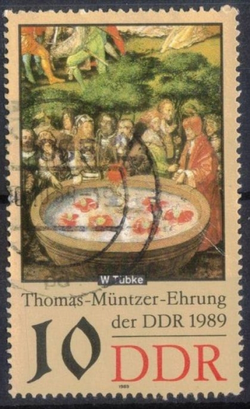 Thomas M�ntzer Honor de la RDA, Fuente de la Vida.