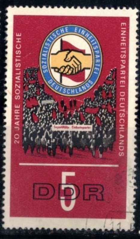 20 a�os del Partido Socialista Unificado de Alemania(SED).