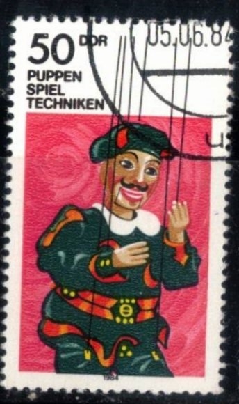 Marionetas de teatro.