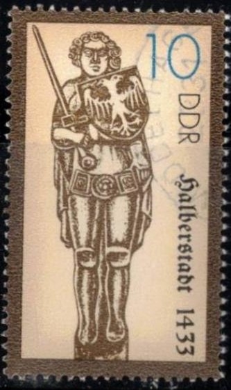 Estatua de Roland en Halberstadt, 1433.