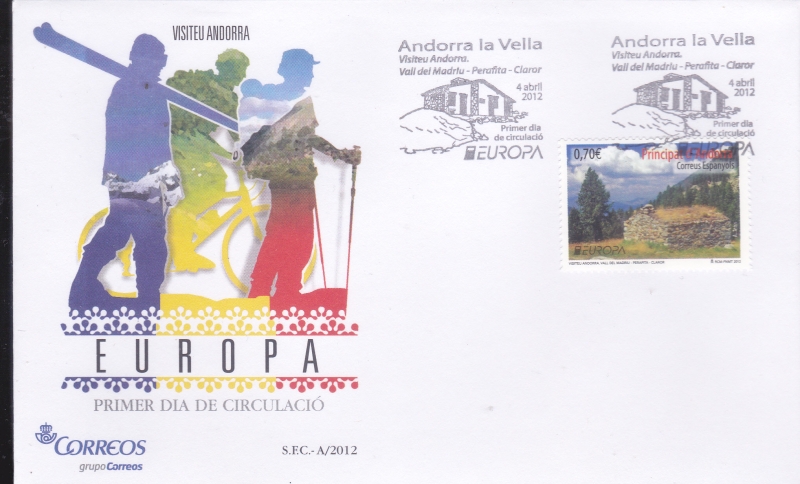 VISITEU ANDORRA-EUROPA CEPT- VALL DE MADRIU