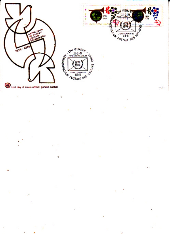CENTENARIO DE LA UNION POSTAL UNIVERSAL