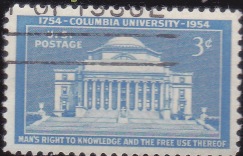 200 ANIVERSARIO UNIVERSIDAD COLUMBIA 1754-1954