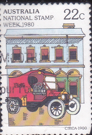 Semana Nacional del Sello - Furgoneta de correos Ford Modelo T
