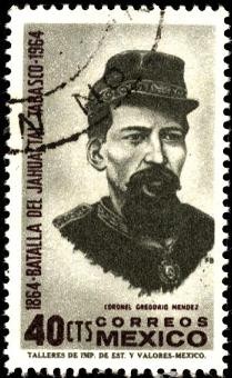 Coronel Gregorio Mendez. 100 años de la batalla de  Jahuactal-Tabasco. 1864 - 1964.