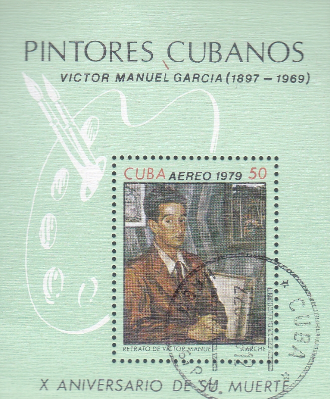 Pintores cubanos- retrato de Victor Manuel
