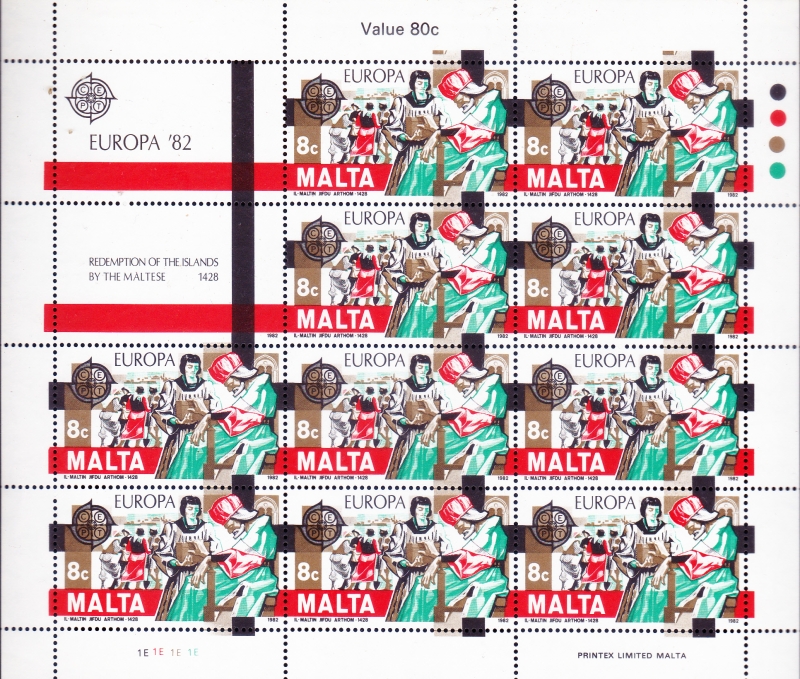EUROPA CEPT - REDENCI�N DE LAS ISLAS POR LOS MALTESES 1428