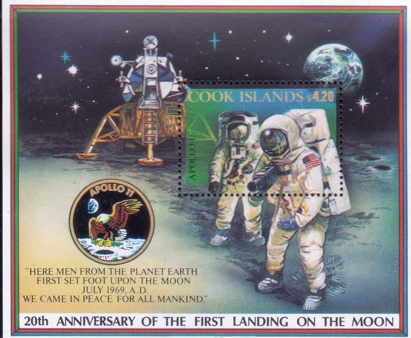 APOLO II 20 ANIVERSARIO ATERRIZAJE EN LA LUNA