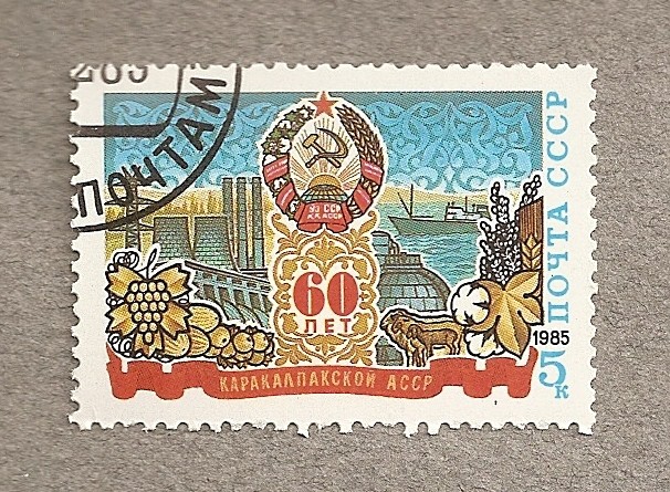 60 Aniv. de la república de Karakapak